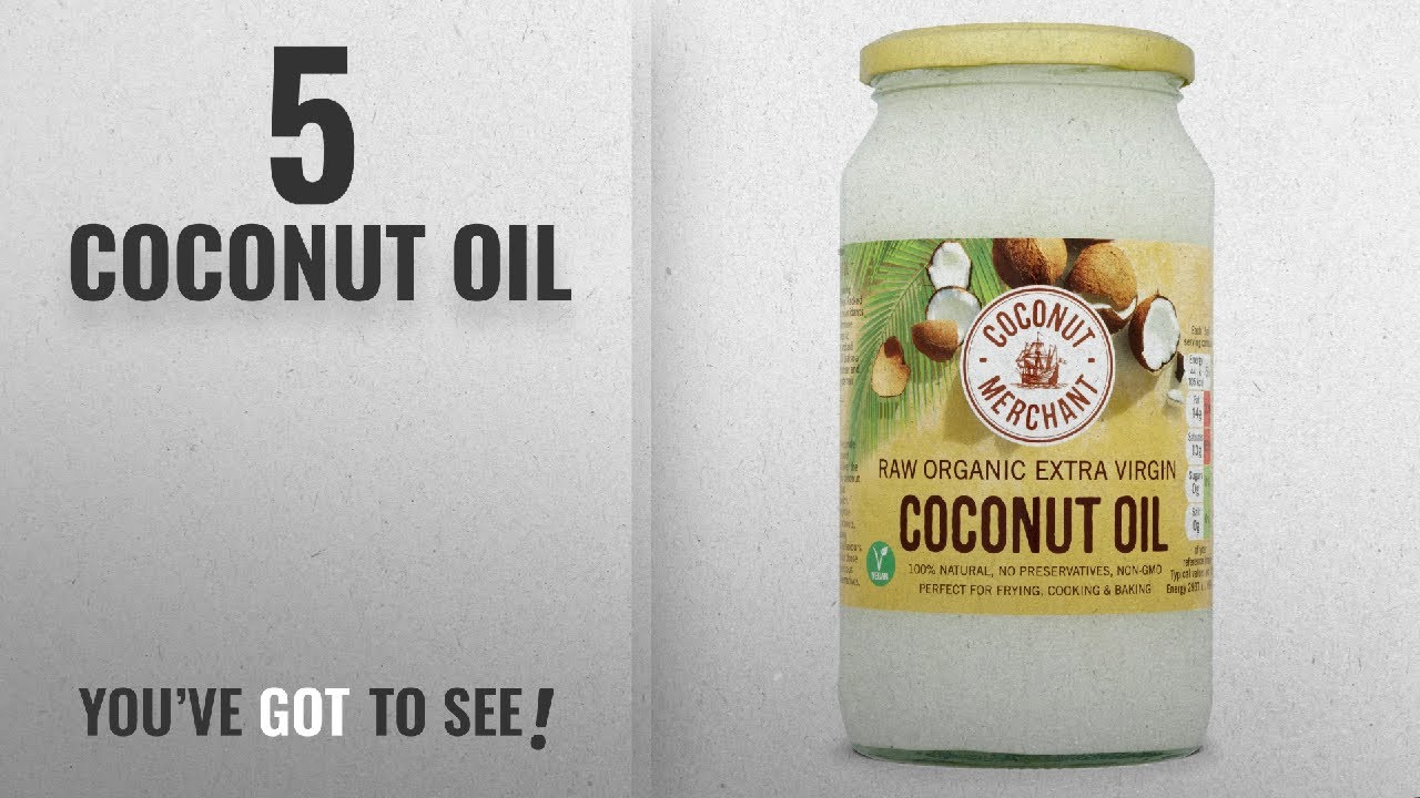 Top 10 Coconut Oil [2018]: 1 Litre Coconut Merchant Organic Raw Extra Virgin Coconut Oil