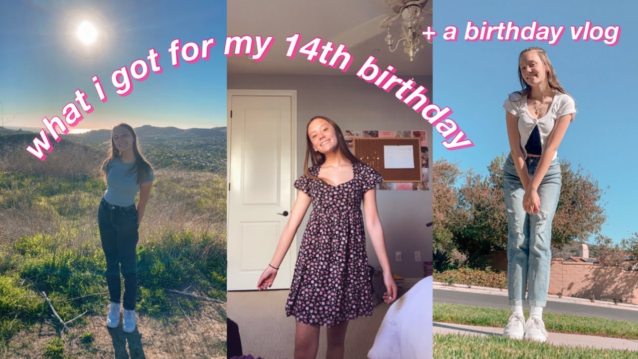 what i got for my 14th birthday + a birthday vlog :)