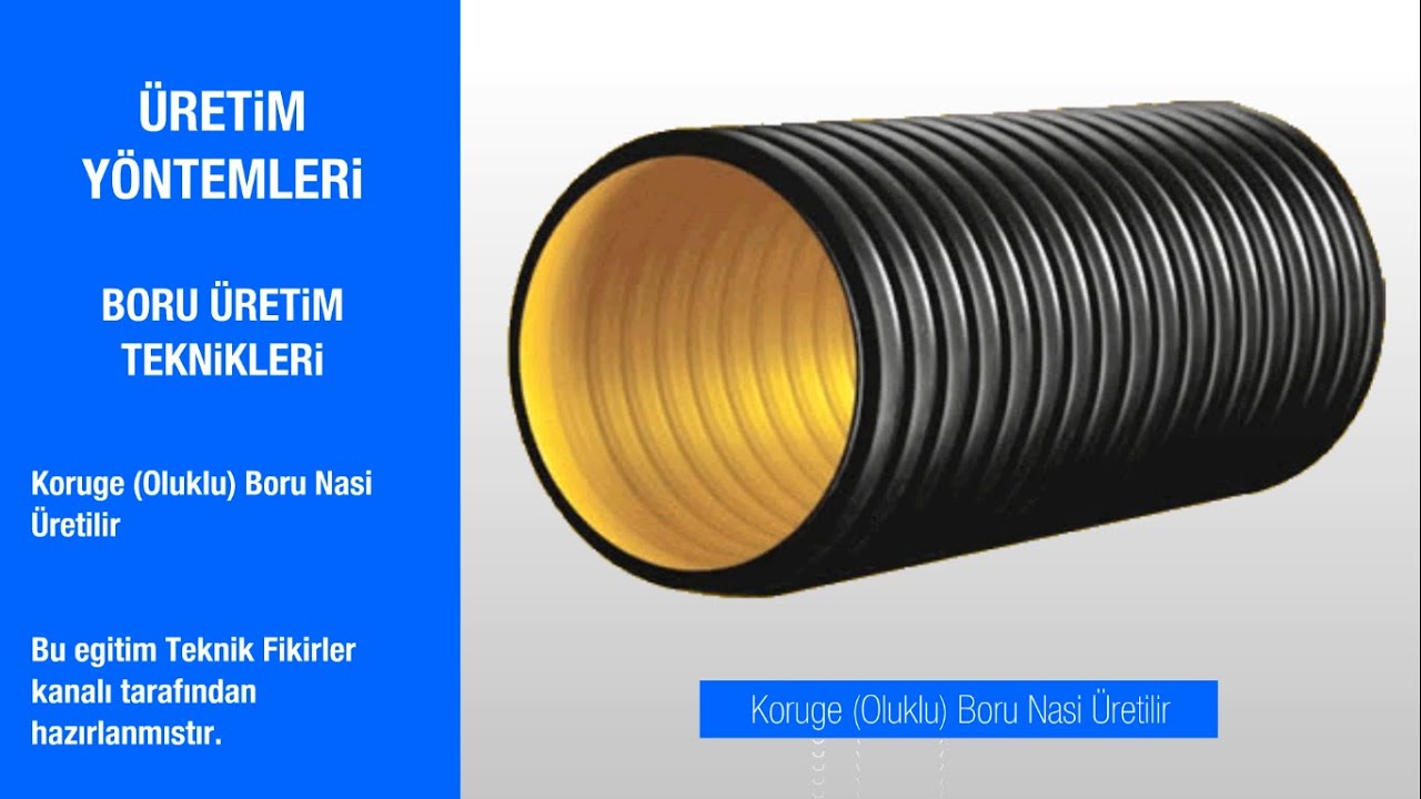 Koruge (Oluklu) Boru Üretim