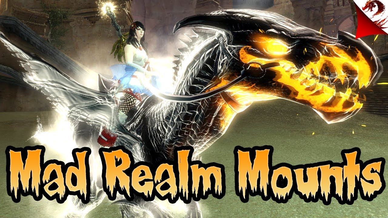 GW2 - Mad Realm Mounts Pack Showcase