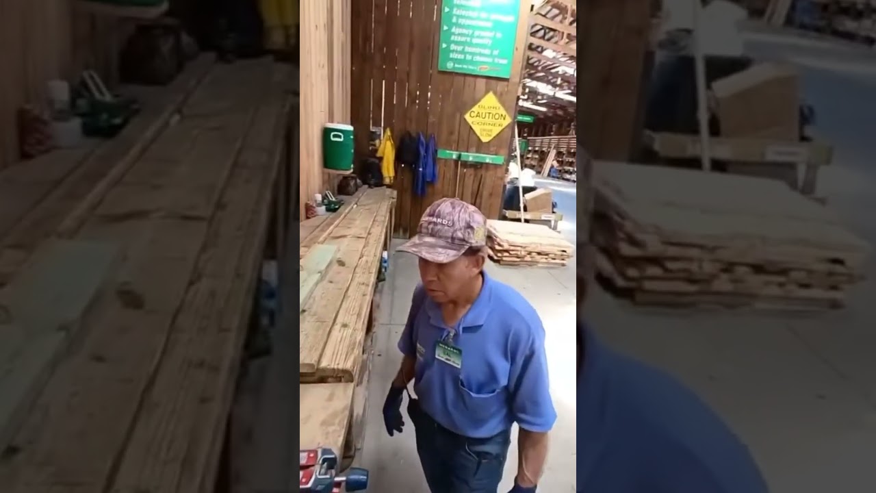 Rude Menards employee