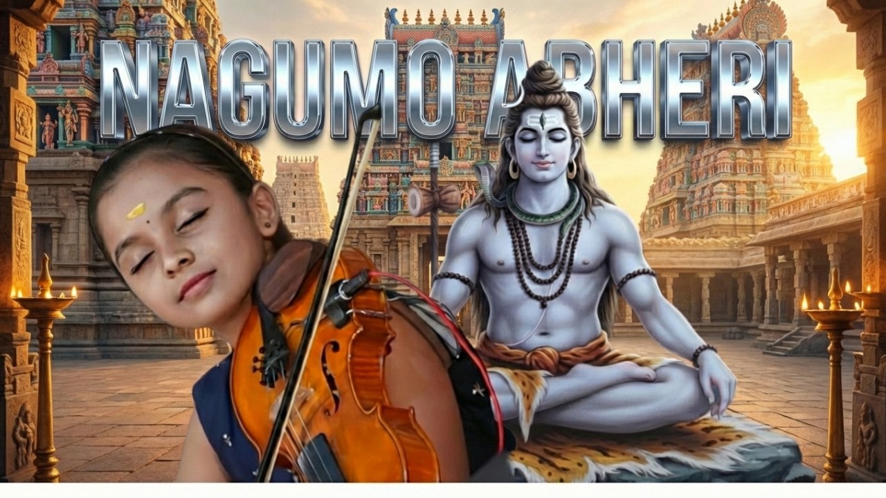 അത്ഭുതങ്ങൾ സൃഷ്ട്ടിച്ച നഗുമോ | Violin Interpretation: Nagumo Abheri by Ganga Sasidharan