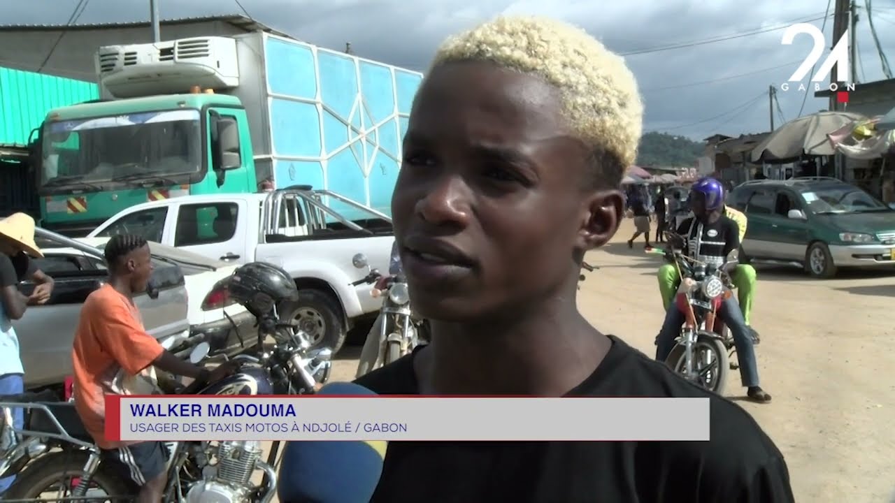 GABON SOCIÉTÉ   À NDJOLÉ, LES TAXIS MOTOS PLUS PROCHE DES POPULATIONS