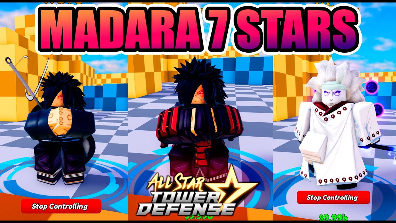 🔥 MADARA 5, 6 & 7 STARS SHOWCASE 🔥🌟ALL STAR TOWER DEFENSE 🌟#ROBLOX
