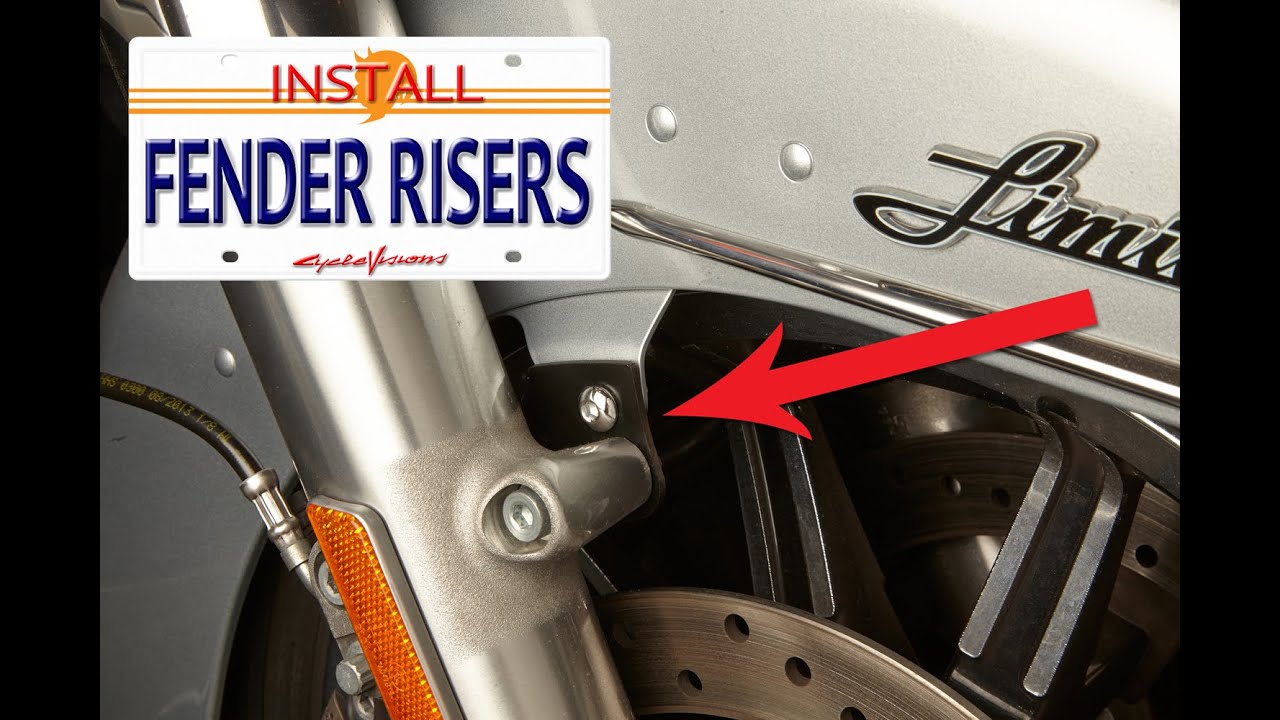 Cycle Visions Fender Risers how to