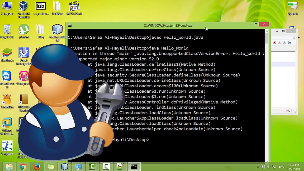 java: как исправить ошибку: java.lang.UnsupportedClassVersionError