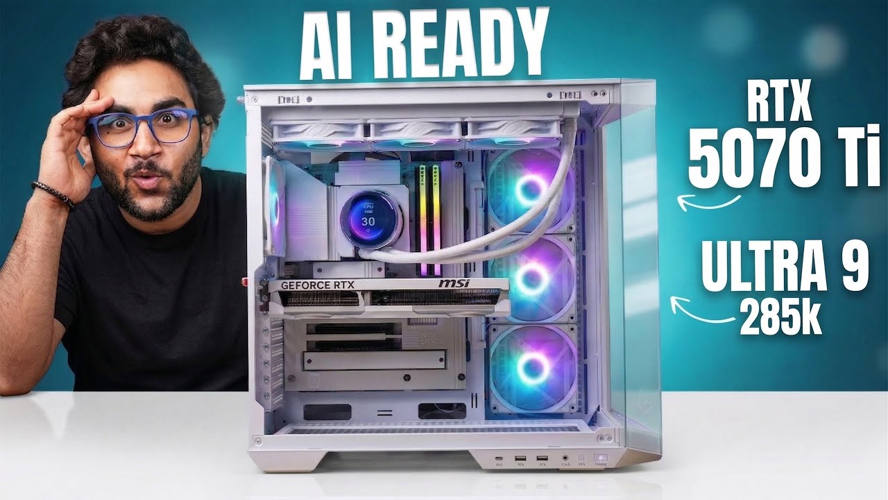 Zero Cable White Gaming PC | Ultra 9 RTX 5070 Ti - MSI Project Zero🔥