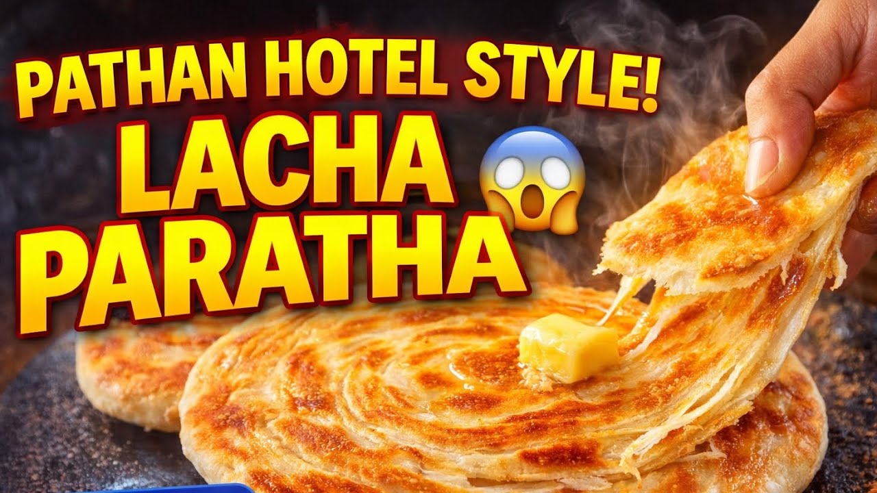 Ramzan Perfect Pathan Hotel Style Lacha Paratha | Crispy & Flaky + Make & Freeze Method ❄️🔥