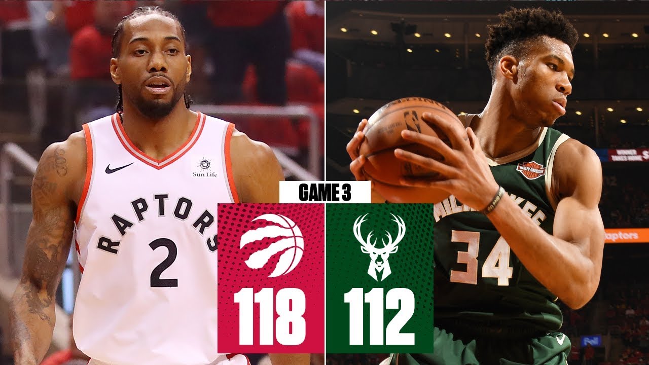 Kawhi comes up clutch in 2OT win | Bucks vs. Raptors Game 3 | 2019 NBA Playoff Highlights