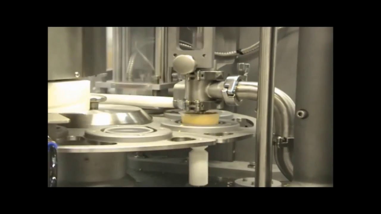 Hummus Packing Line - Packaging Automation FP-8 Pot Filling and Sealing Machine
