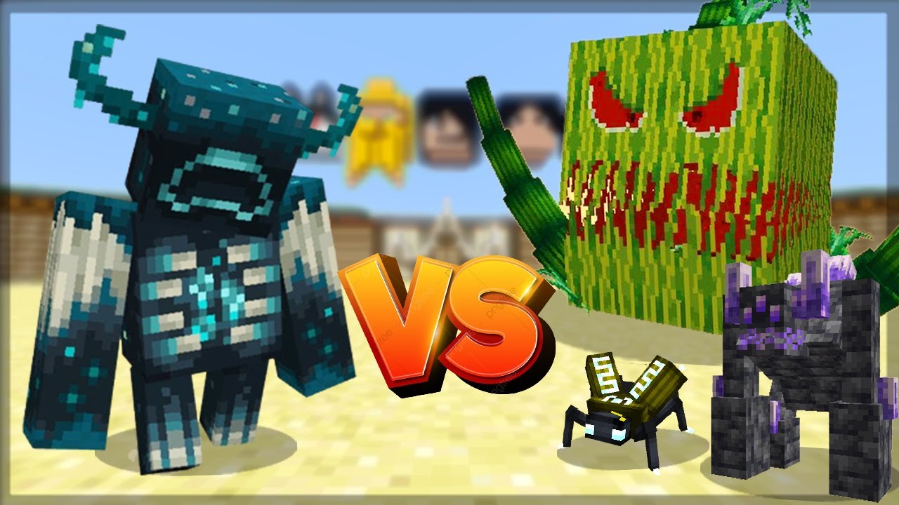 Minecraft: WARDEN VS THE PREDATORS ! - BATALHA DE MOBS | 1.19.2