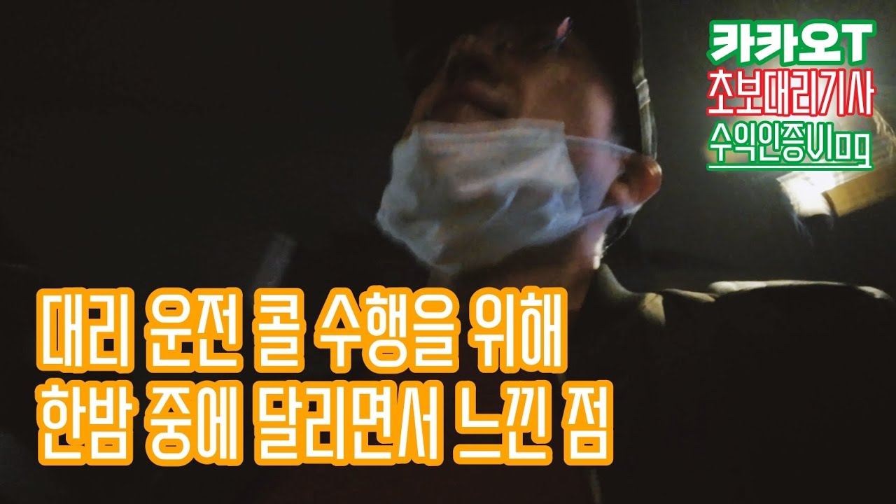 타이레놀 먹으면서까지 일해서 번 돈이 얼마라고? | 초보 대리기사 카카오T 대리운전 브이로그