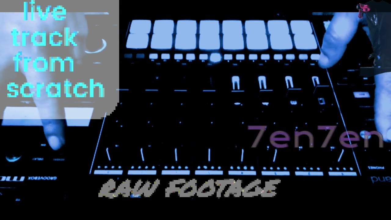 mc 707 dnb live tutorial ish no samples   re Charge Gear's 7en7en @DJ can IQ