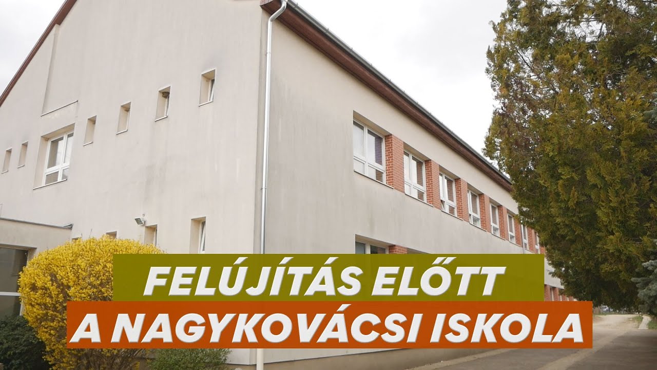 Felújítás előtt a Nagykovácsi Általános Iskola