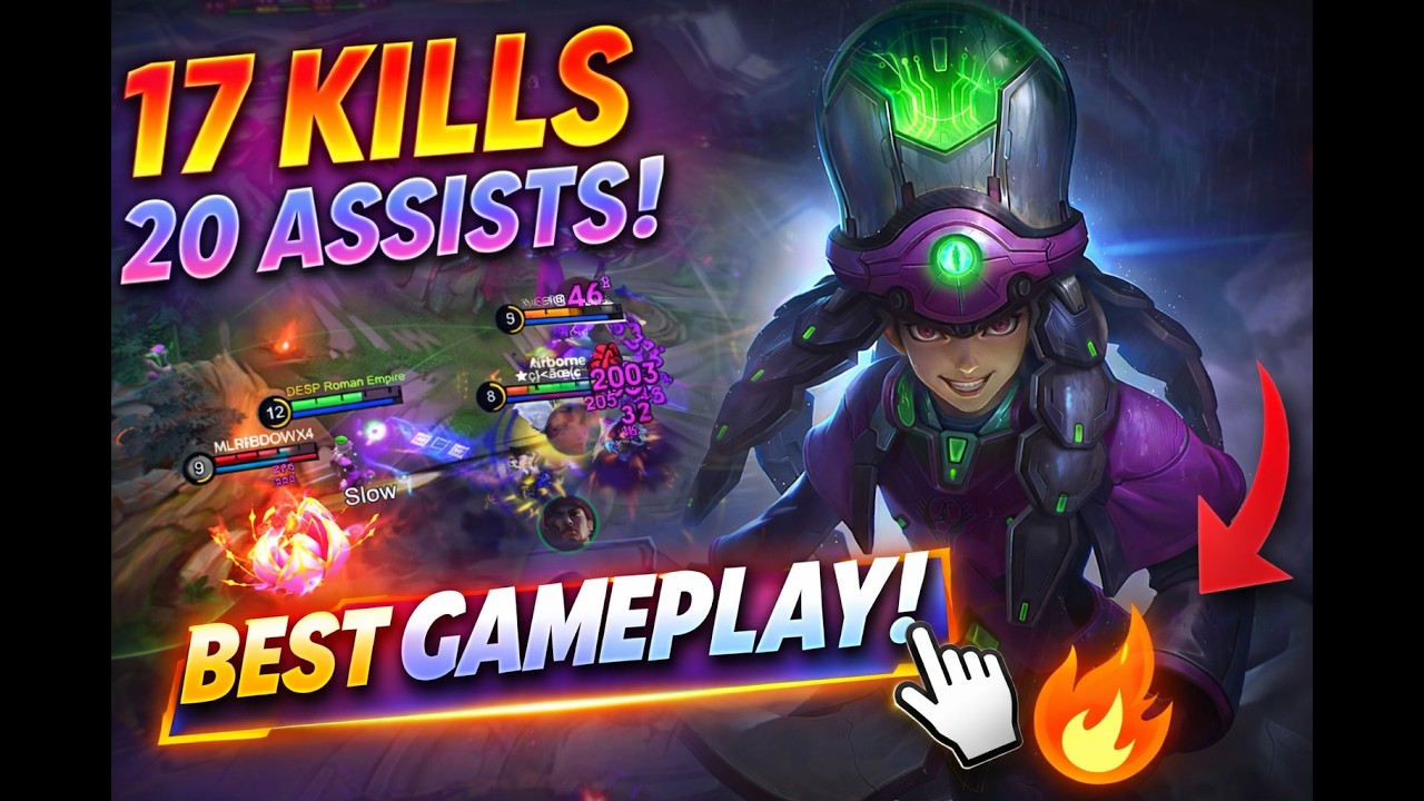 UNSTOPPABLE HARLEY! 😱 17 Kills 20 Assists | MLBB Gameplay