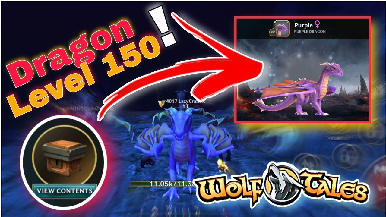 How I got a Level 150 Dragon? | Wolf Tales || 4017