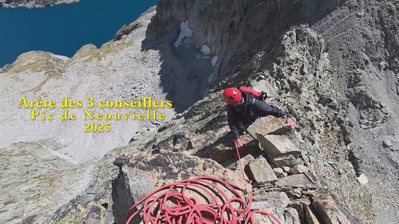 Arete des trois conseillers 2025..pic de Neouvielle.