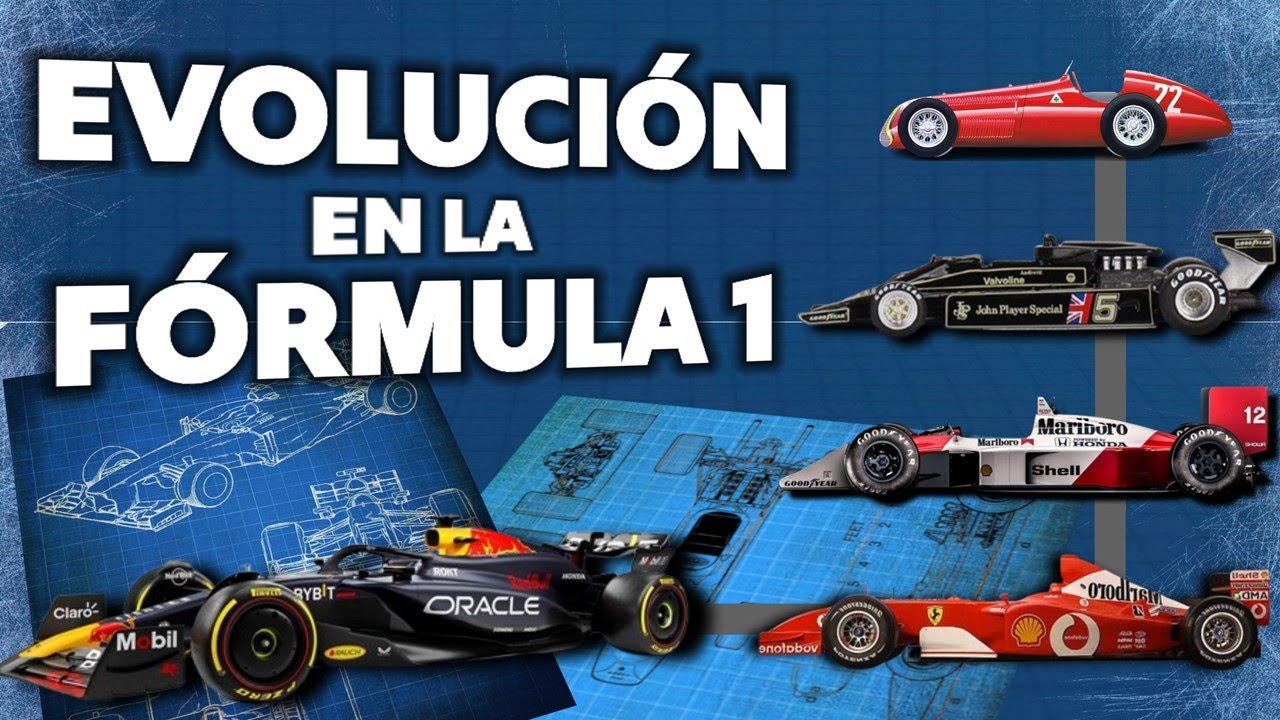 EVOLUCIÓN en la FÓRMULA 1 🌕 COCHES 1950 - 2025 🏁