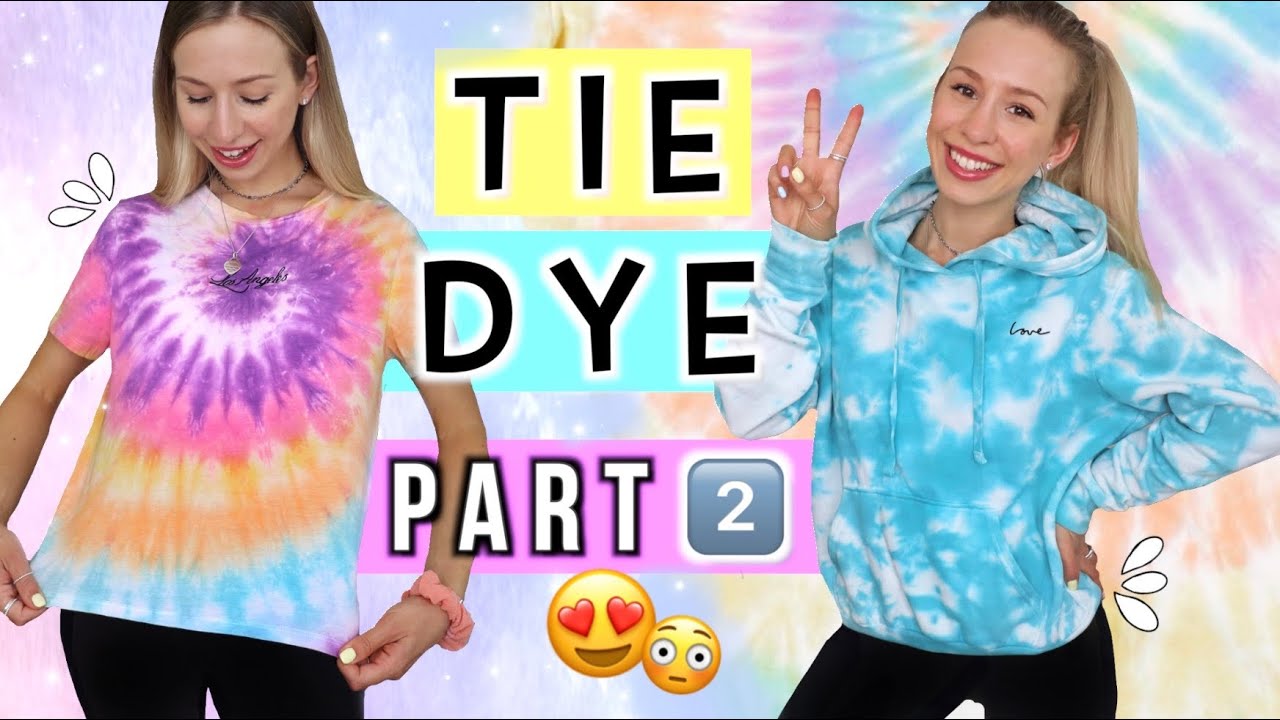 TIE DYE PART II 🆘 ich probiere es ein zweites Mal 🤭 Batik für Anfänger - Cali Kessy