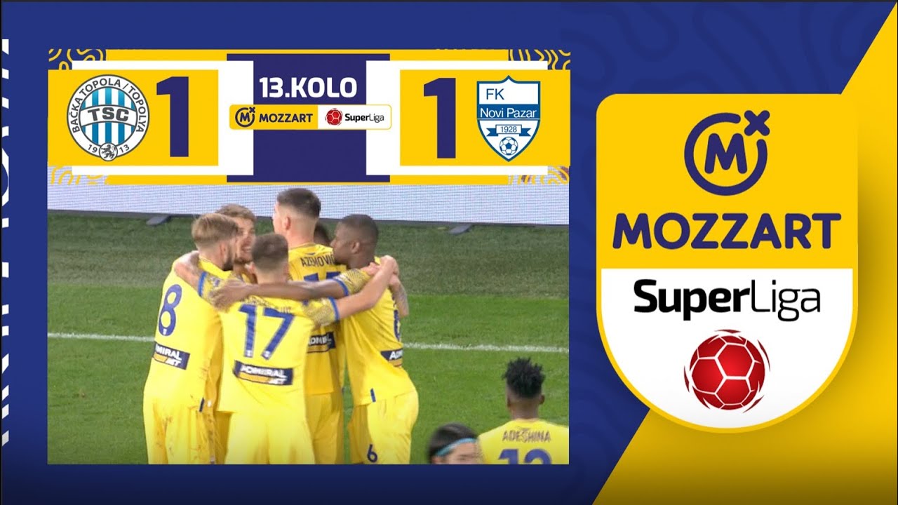 Mozzart Bet Super liga 2023/24 - 13.Kolo: TSC – NOVI PAZAR 1:1 (0:0)
