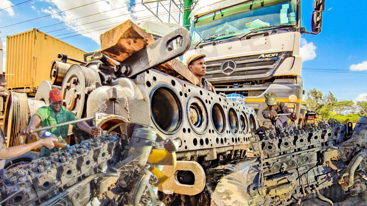 Broken  Cam Followers Mercedes Benz Actros Complete Rebuild