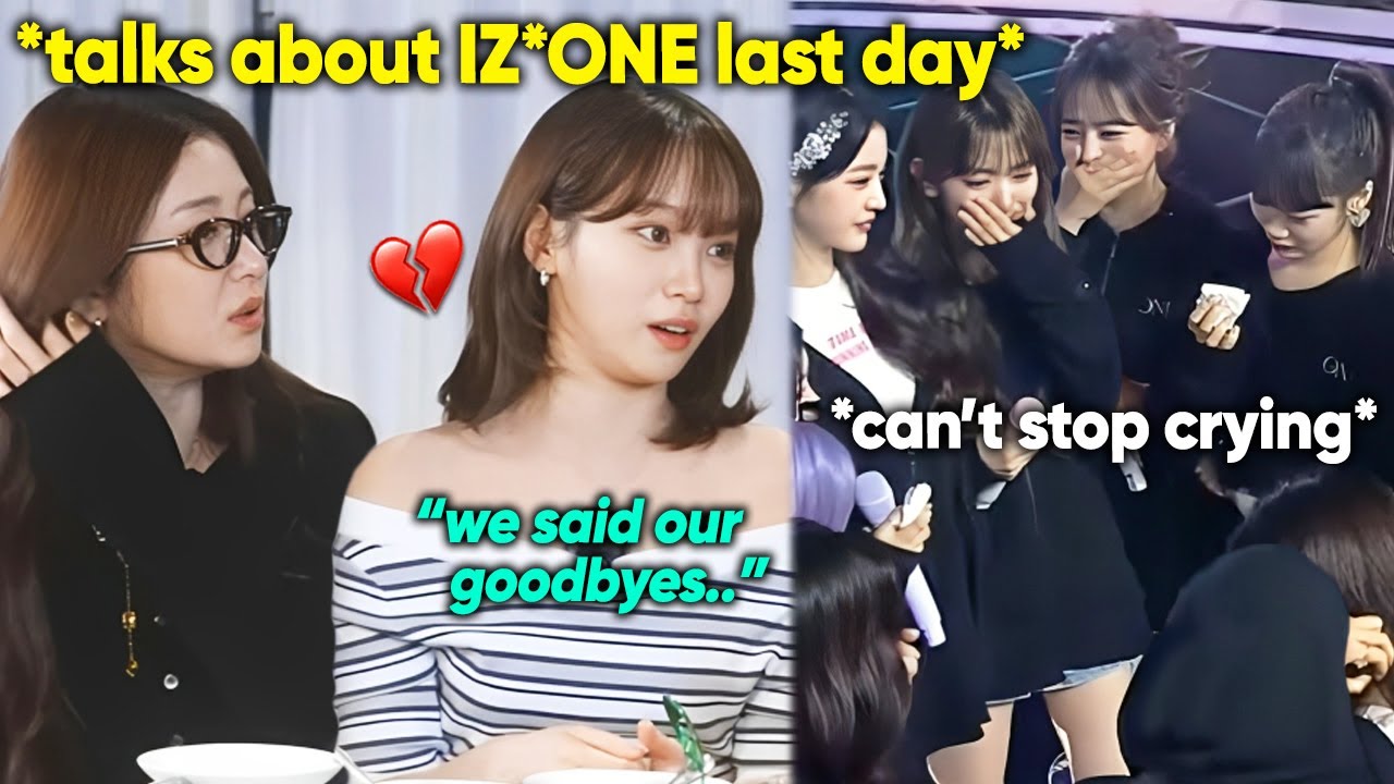 Chaewon talks about IZ*ONE emotional last day (first impressions during Produce 48)