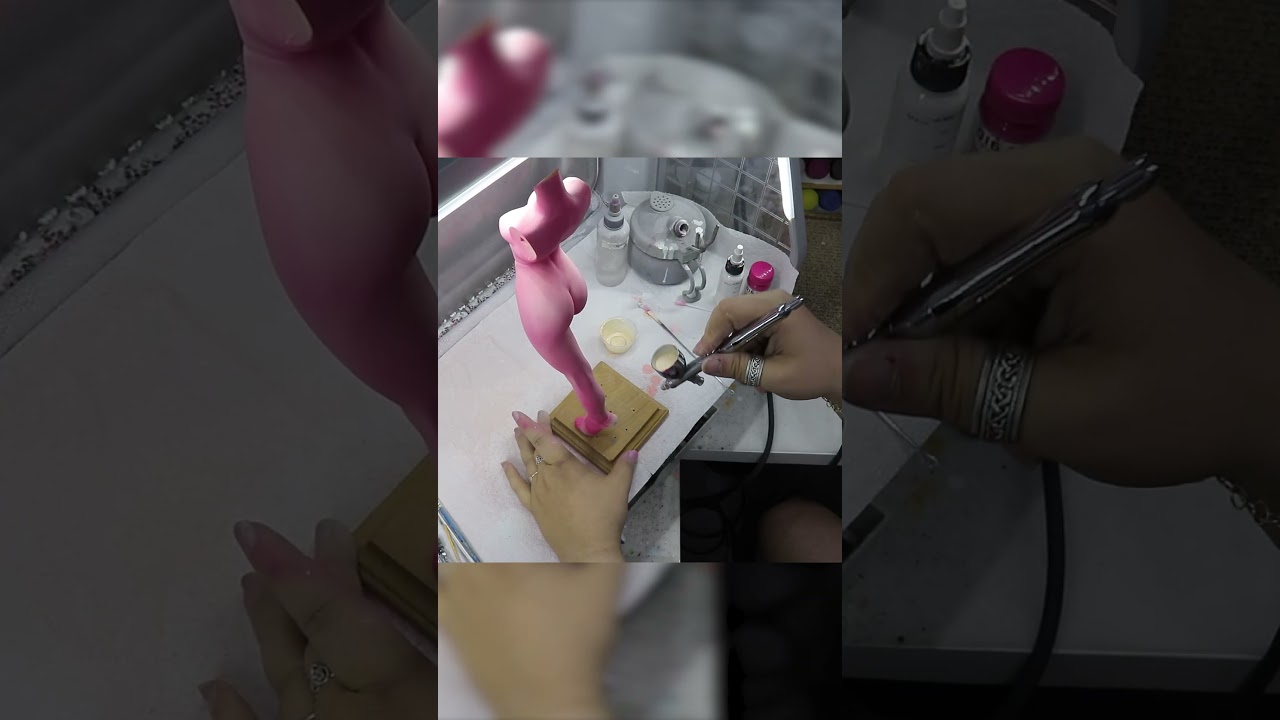 Painting realistic Skintone take 2! #sailormoon #garagekit #princessserenity
