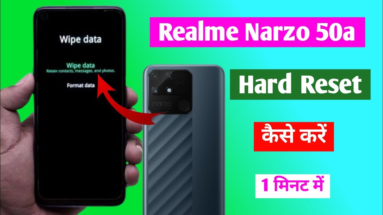 Realme Narzo 50A Hard Reset & Factory Reset Full Tutorial 2026 🔥