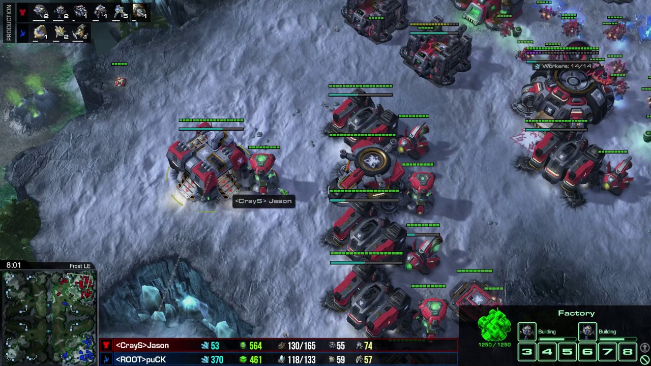 Starcraft 2 - TvP - JuggernautJason vs puCK on Frost