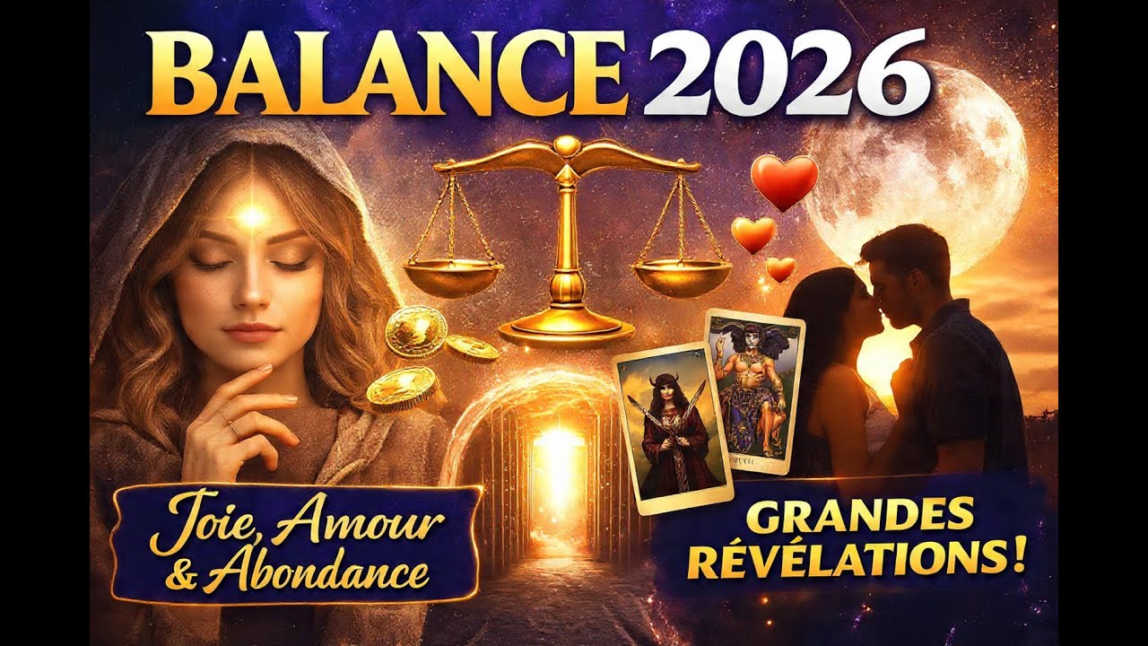 Balance 2026 ⚖️ Une porte s’ouvre… amour, réussite et alignement
