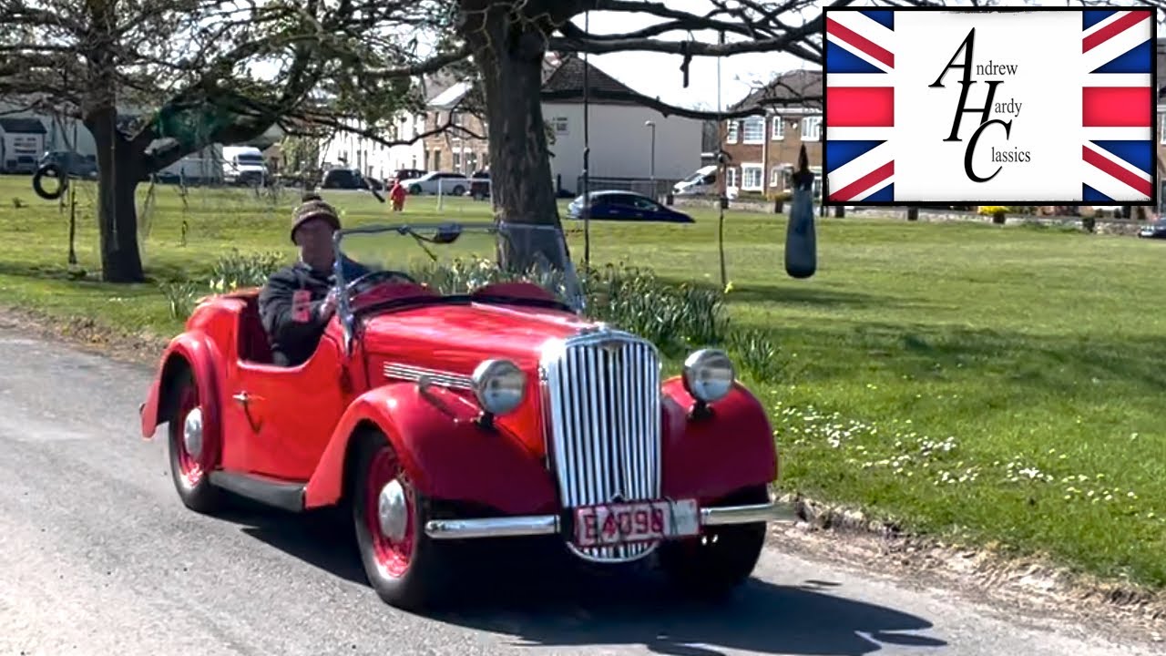 Test Driving a 50s Vintage Car Around Durham - Singer Nine 4A Tourer