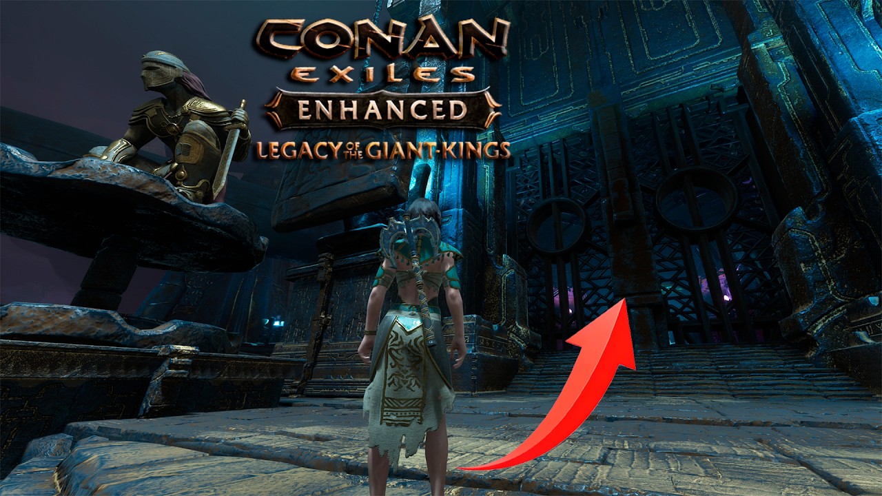 How to Open the Gate in the Cyclopean Halls Dungeon │ Conan Exiles Enhanced │ Legacy of the Giant...