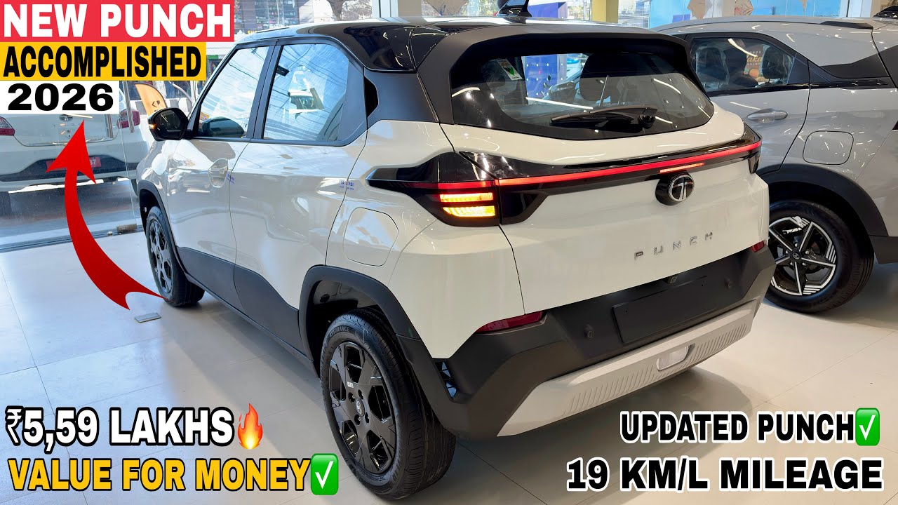 Tata Punch Facelift Accomplished Model 2026 Full Details, Features, Price & Detailed Review Punch 