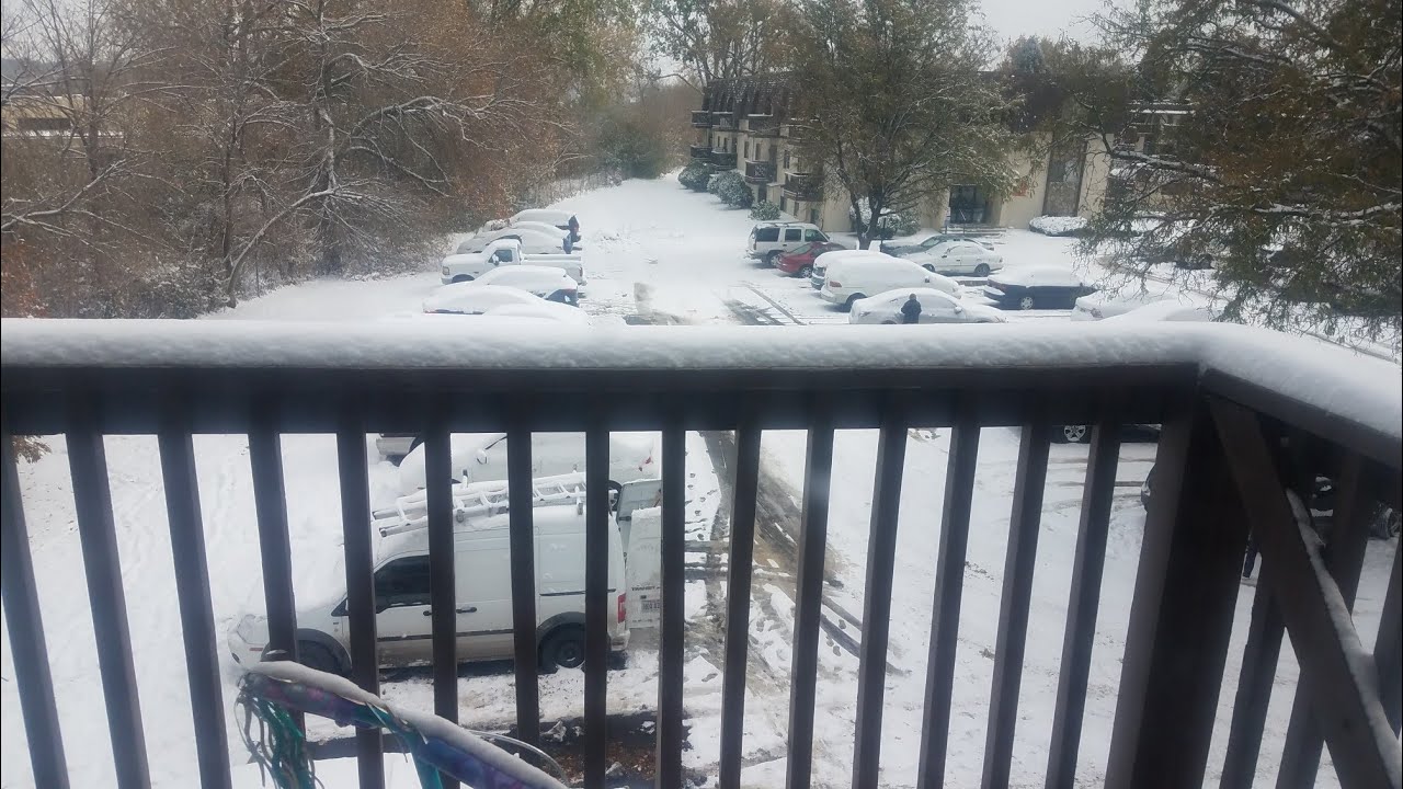 O CLIMA EM DENVER COLORADO ESTA ASSIM MUITA NEVE NO CH&Atilde;O