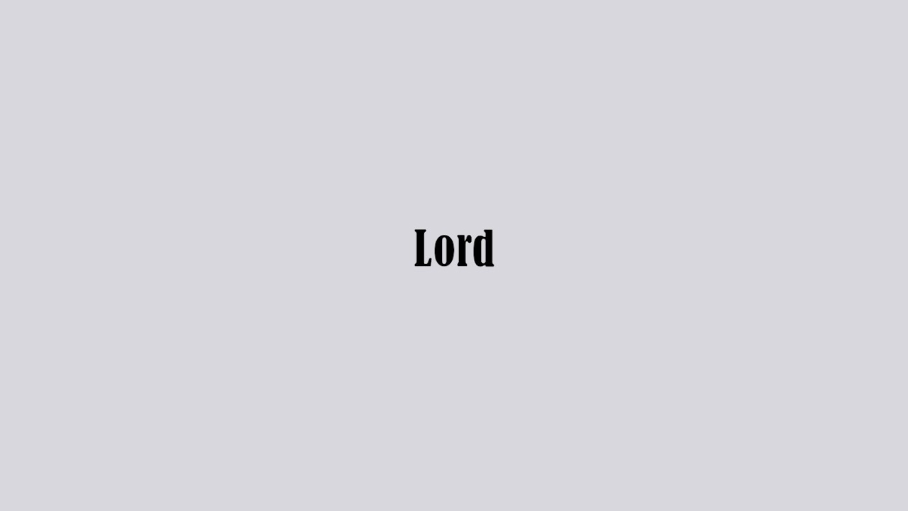 【和訳】Avicii - Lord ft. Sandro Cavazza