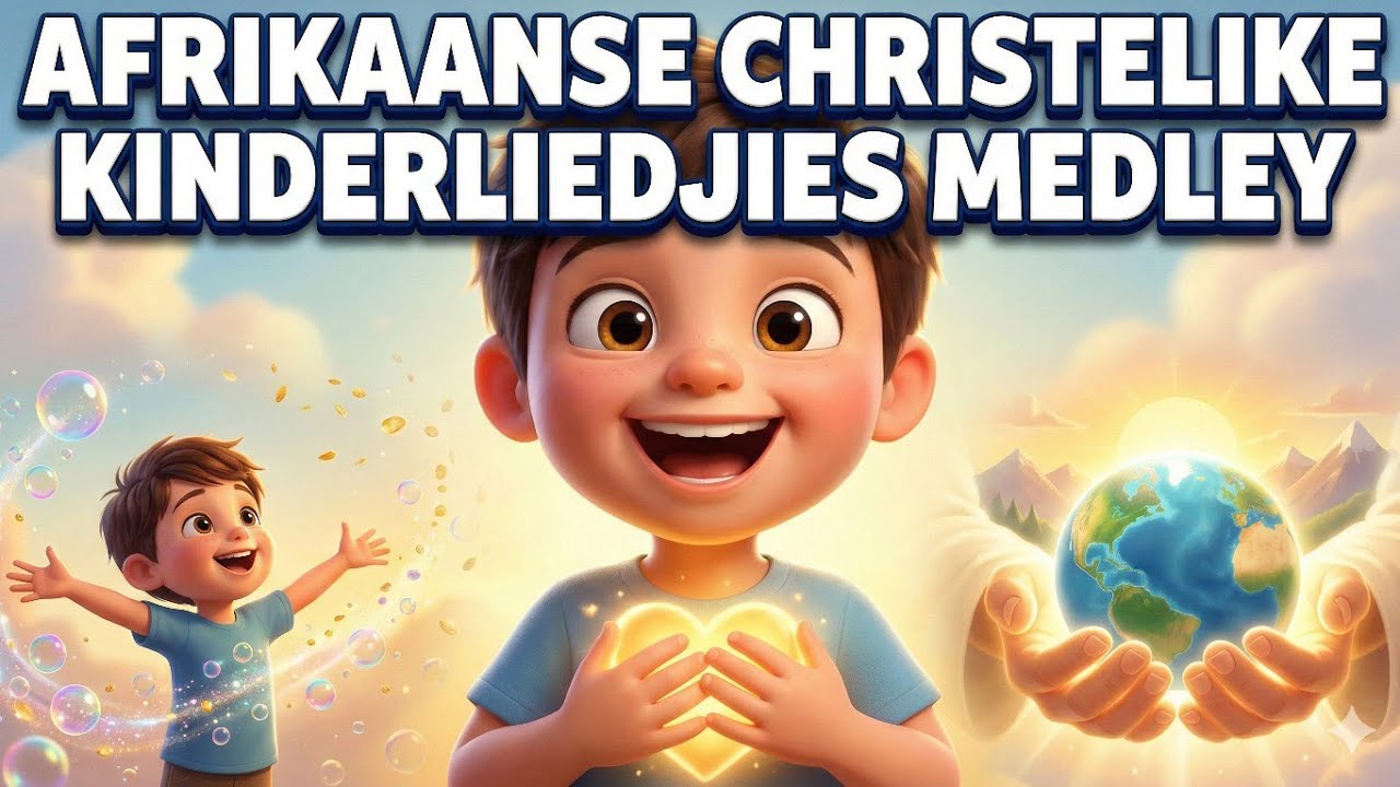 Afrikaanse Christelike Kinderliedjies | Dit Borrel in My •Hy Hou die Hele Wêreld •My God is so Groot
