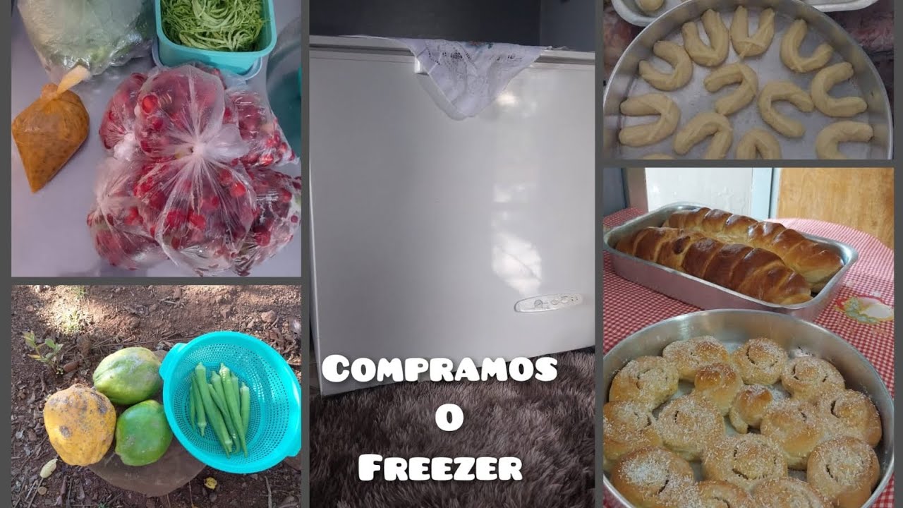 Dia Bem Produtivo 🍞/ Receitas 😍/  Compramos Um freezer ☺️🙏🏾 Fartura 🏡