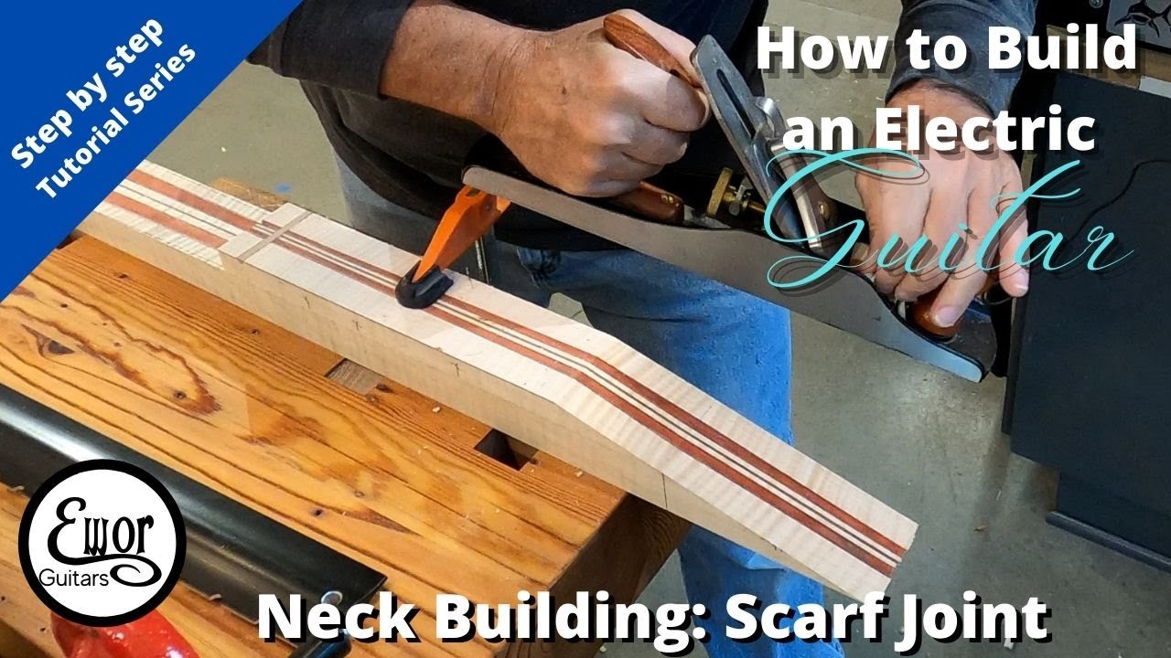 How to Build an electric guitar episode 9: Neck Building: Scarf Joint