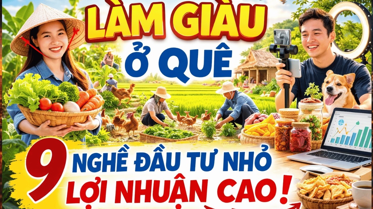 9 Nghề Ở Quê Kiếm Tiền Cực Khủng – Người Giàu Thường Giấu Kín