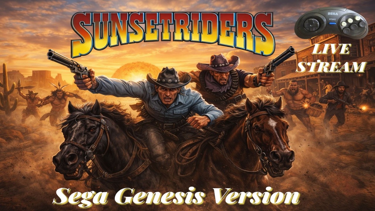 NUNGGU SAHUR, SUNSET RIDERS w/BILLY - SEGA GENESIS VERSION