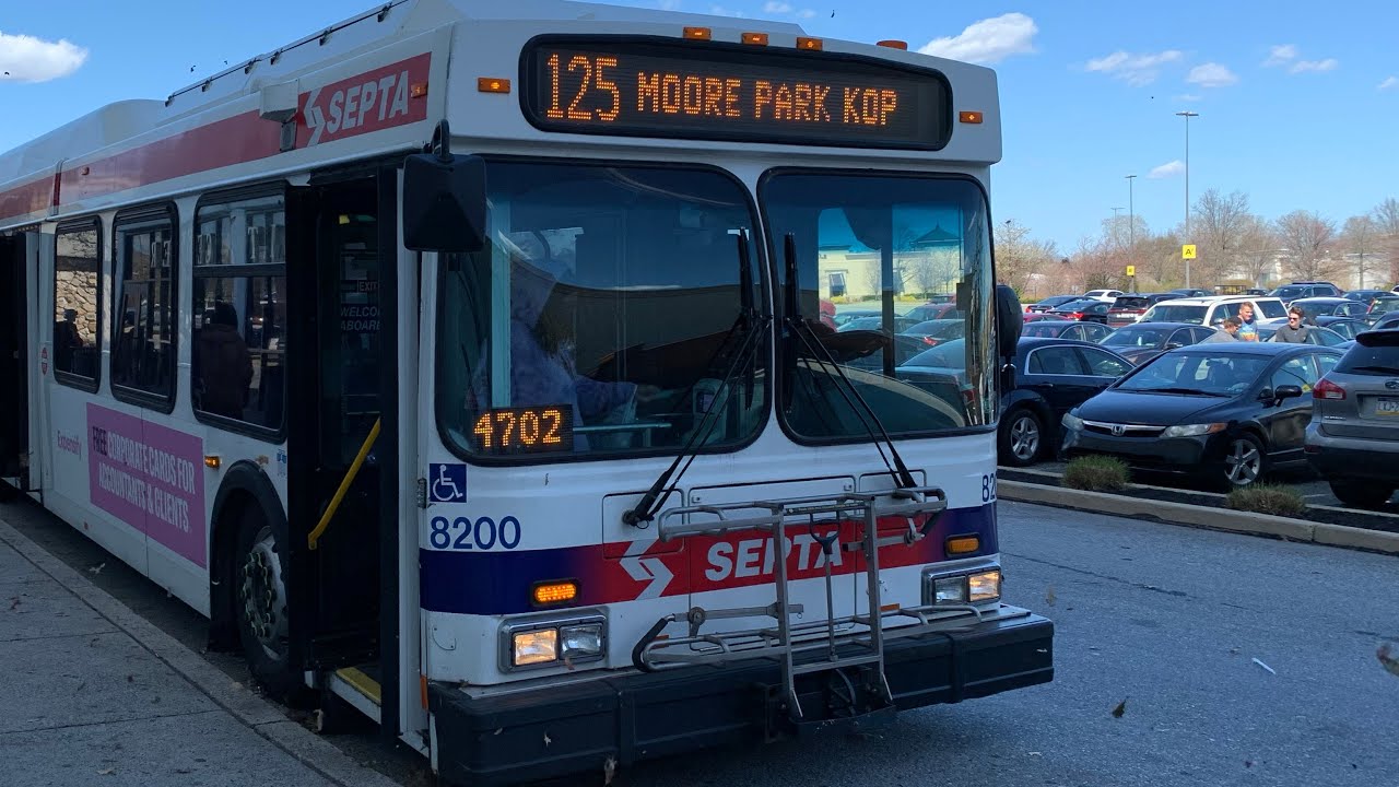 SEPTA Ride: 2008 New Flyer DE40LF 8200 on route 125 to Moore Park pt 1
