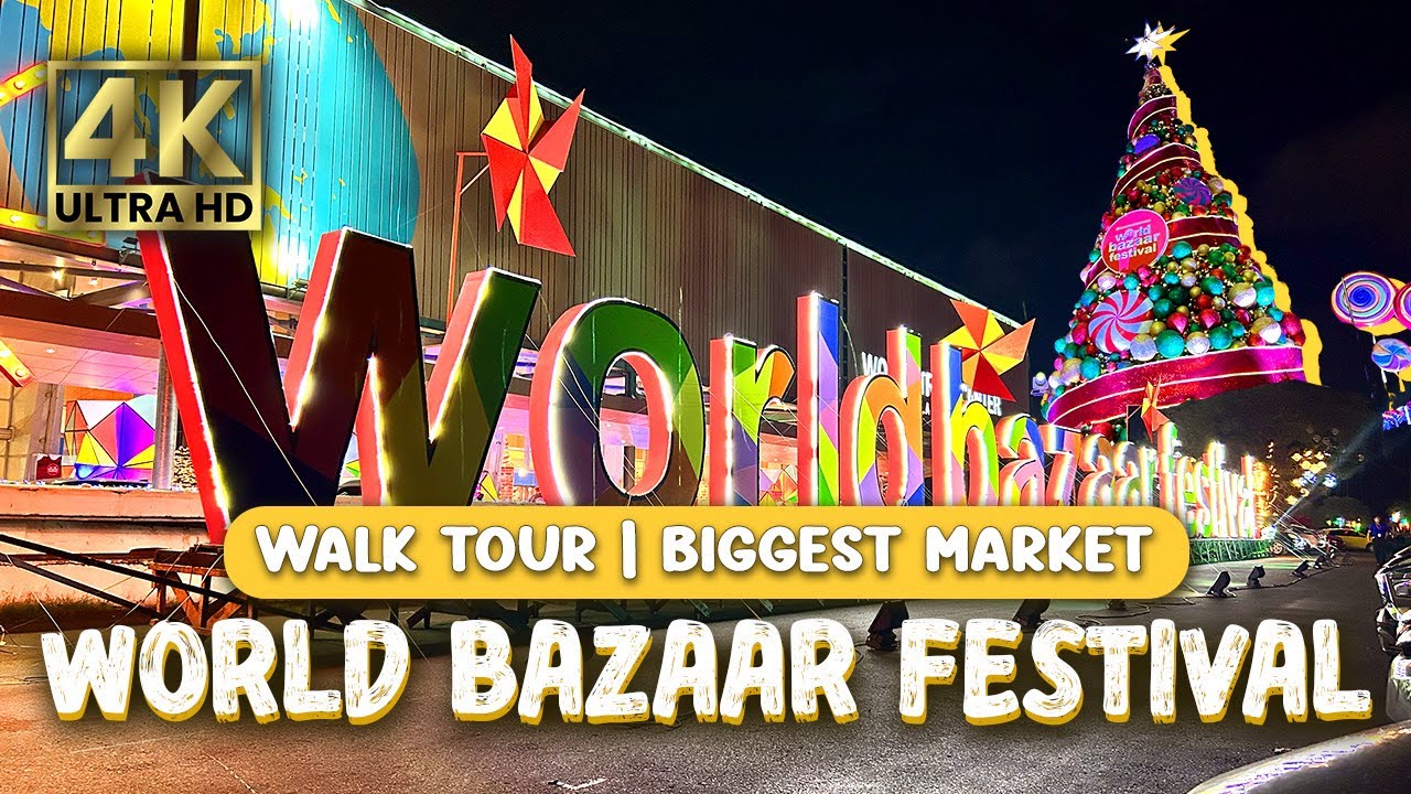 The ULTIMATE Christmas Bazaar is BACK! | World Bazaar Festival | Full Walking Tour 2024