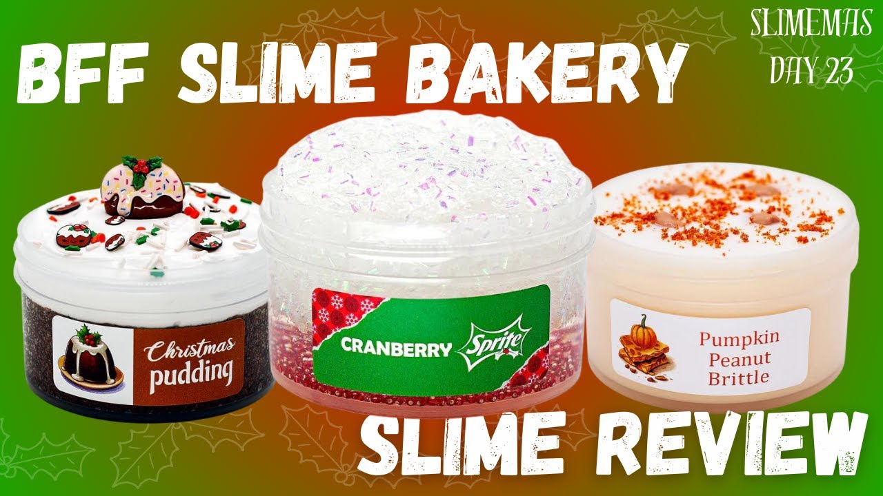 I found MY FAV BINGSU SLIME EVER! BFF Slime Bakery - Slimemas Day 23