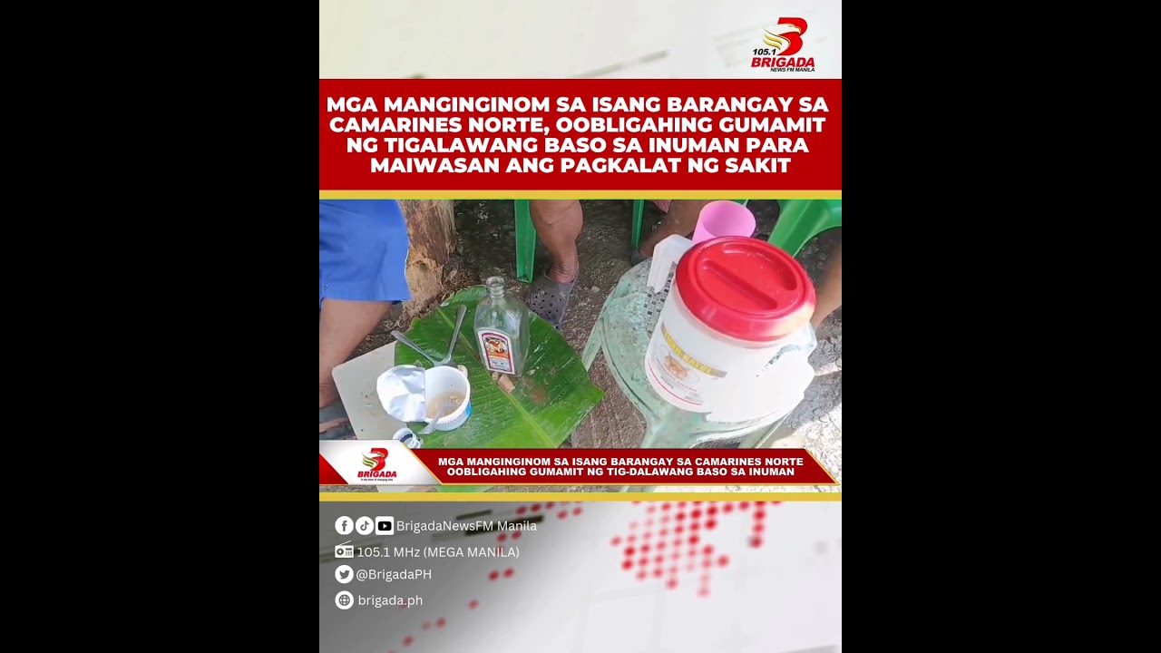 102.9 BNFM DAET - Mga manginginom sa isang barangay sa Camarines Norte, oobligahing...