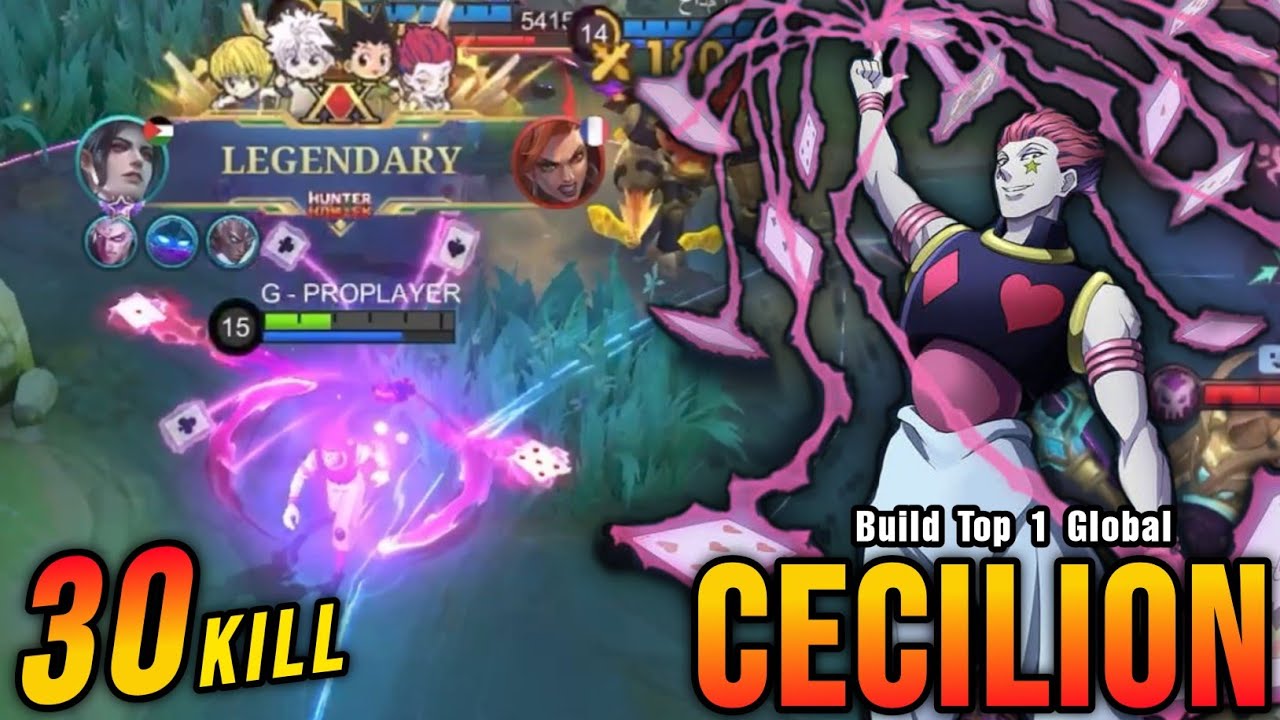 30 Kills!! Cecilion Best Build and Emblem!! - Build Top 1 Global Cecilion ~ MLBB