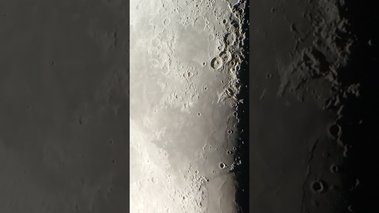 La lune au t&eacute;lescope &eacute;norme zoom!