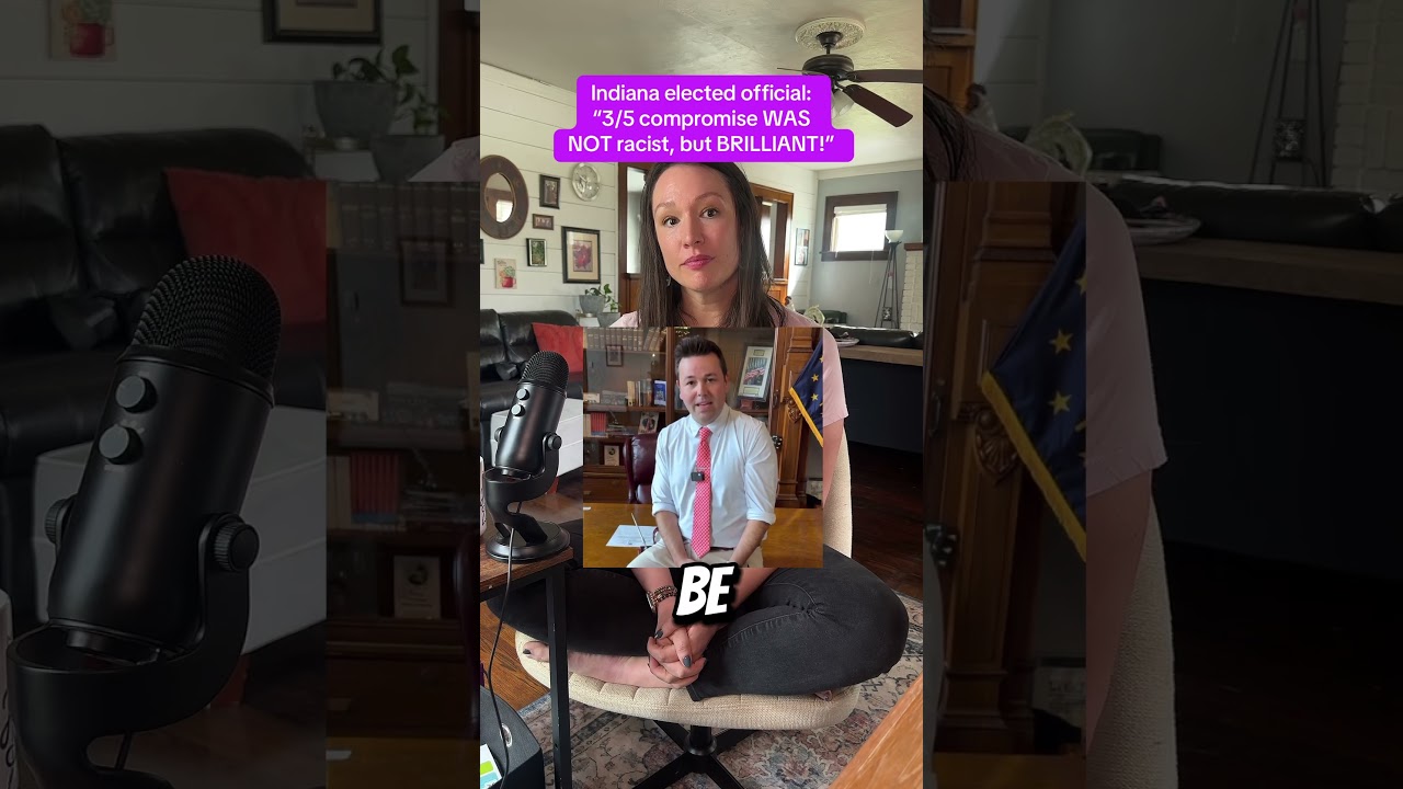 Indiana Lt. Governor Micah Beckwith spouts white-supremacist rhetoric to support anti-DEI stance.