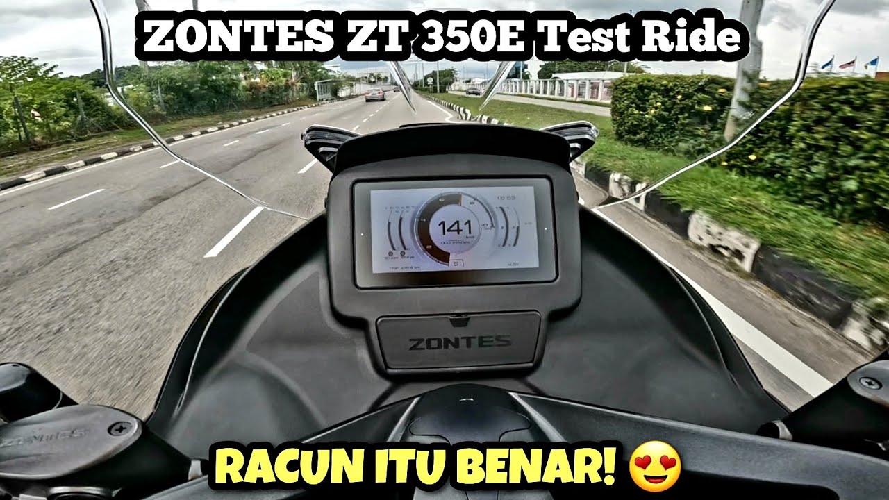 ZONTES ZT350E 2023 Malaysia | MAXI SCOOTER | TEST RIDE