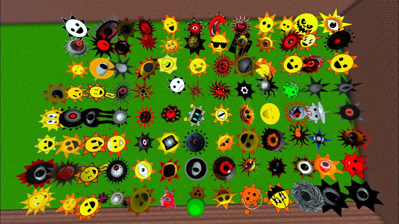Too Much All Sprunki Mr Sun Horror #100 (Horror Version) in Maze Gmod for Minecraft PE