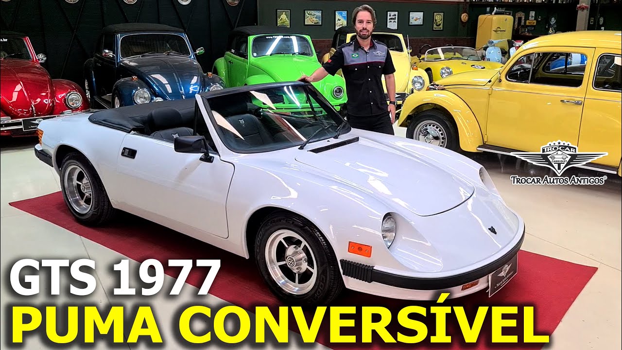 UM SONHO!! PUMA CONVERSÍVEL 1977 GTS - Confecção da tapeçaria completa, capota e acabamentos gerais!